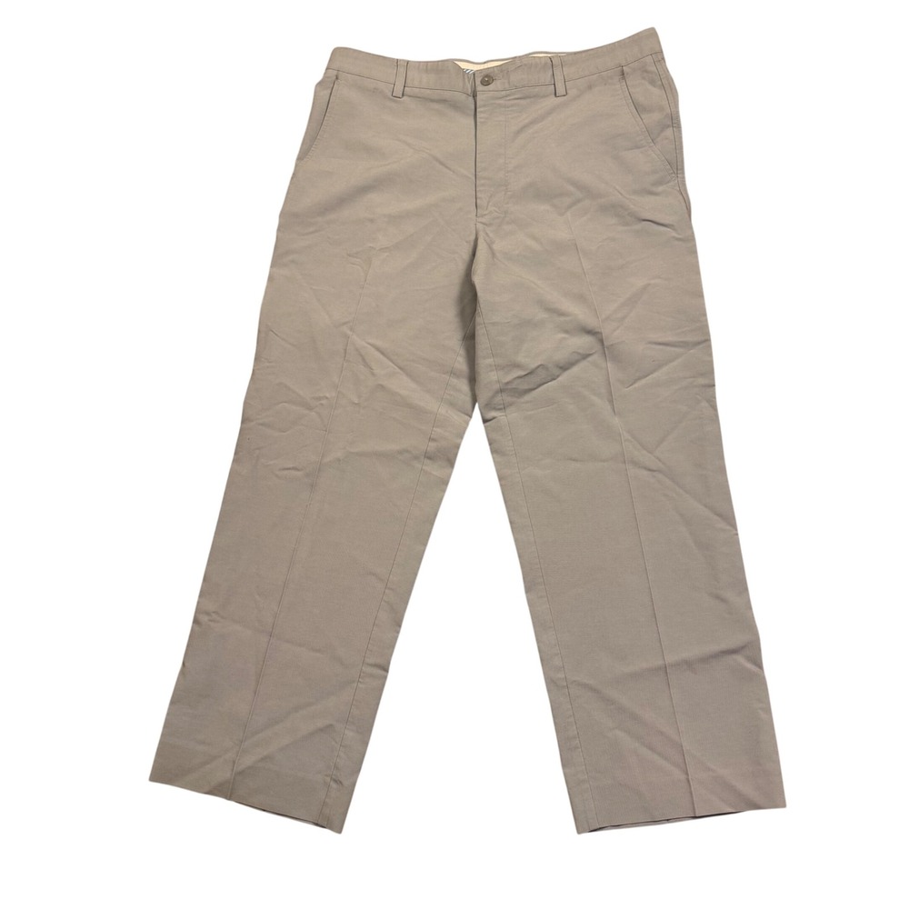 FootJoy Mens Golf Pants Light Gray Performance Stretch Flat Front 36x32 1009261
